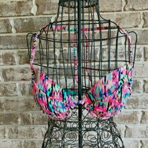 Shade & Shore Bikini Top 30" Bust Neck Ties Hook